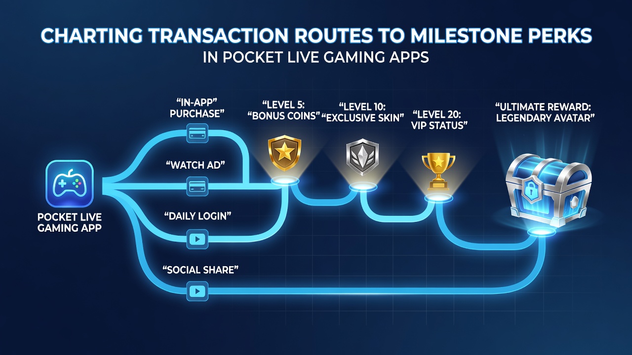 Darstellung von Transaktionsflüssen und VIP-Meilensteinen in mobilen Live-Gaming-Apps