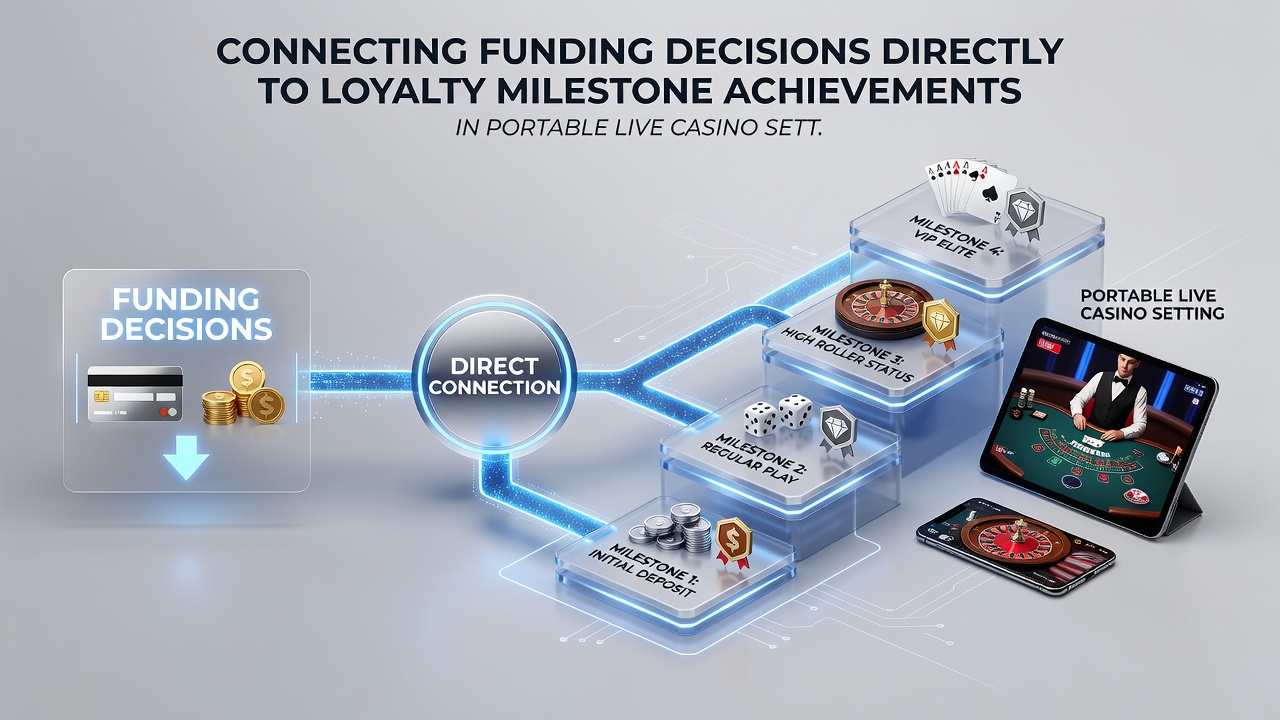 Dashboard einer mobilen Casino-App mit Loyalty-Progression, Finanzierungsoptionen und Meilenstein-Belohnungen