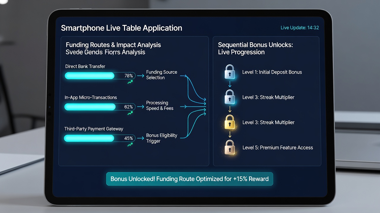 Analyse von Transaktionspfaden und deren Auswirkungen auf VIP-Progression in Live-Tisch-Apps